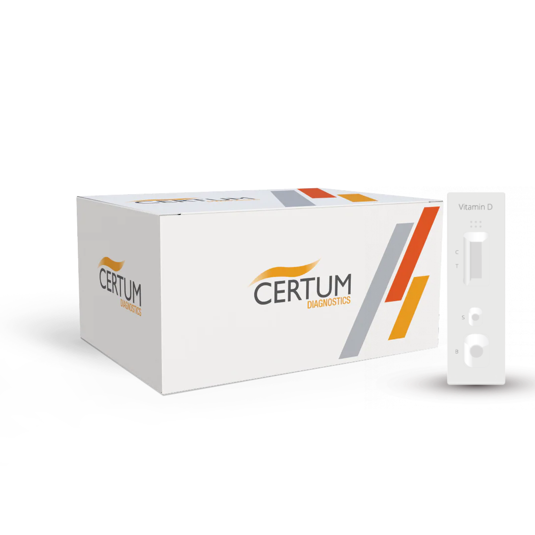 Prueba Rápida Vitamina D en cassette (Sangre entera) - Caja con 10 piezas - Certum