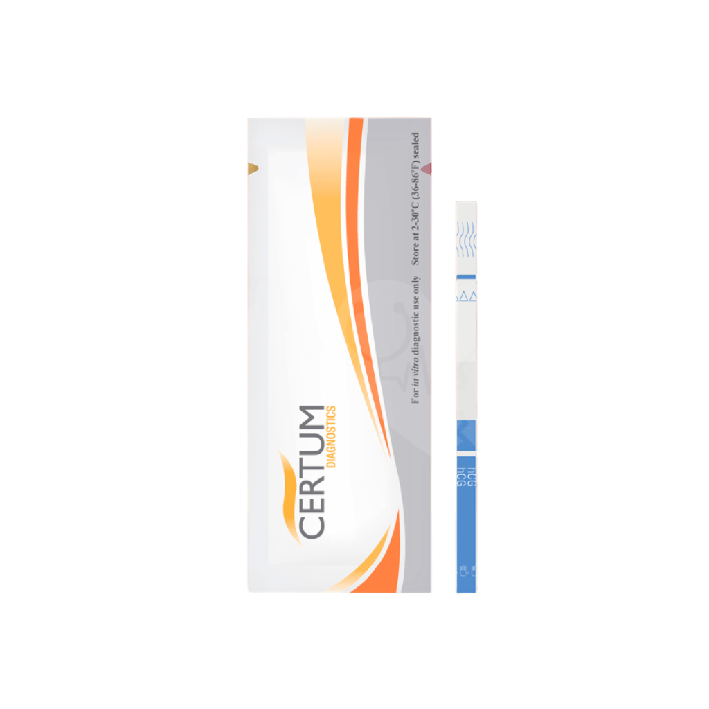 PRUEBA DE HCG EN SUERO - Caja con 50 Pruebas - CERTUM PRUEBA RAPIDA CERTUM México