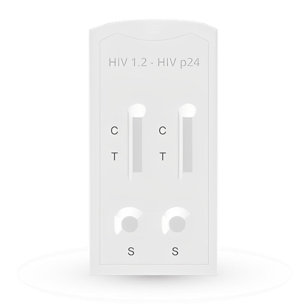 CERTUM | Prueba para detección de anticuerpos de VIH (1, 2) y antígeno (p24) de cuarta generación en cassette - Caja c/ 25 piezas