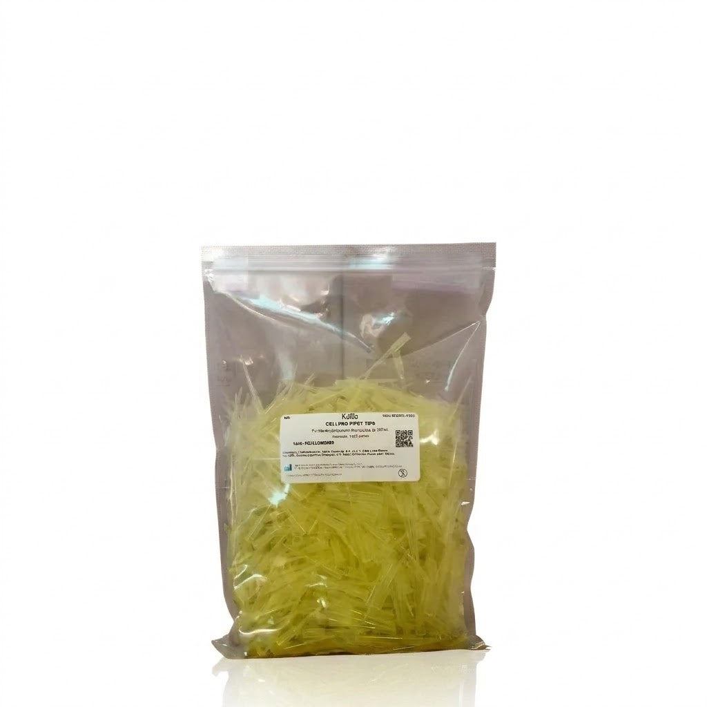 PUNTAS AMARILLAS PARA MICROPIPETA 200uL - Bolsa c/ 1000 Pzas
