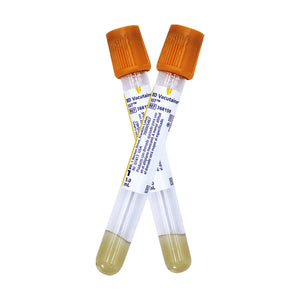 BD | Tubo AMARILLO al vacío con Gel y Activador de Coágulo 13×100 mm 6 ml - Gradilla con 100 Tubos