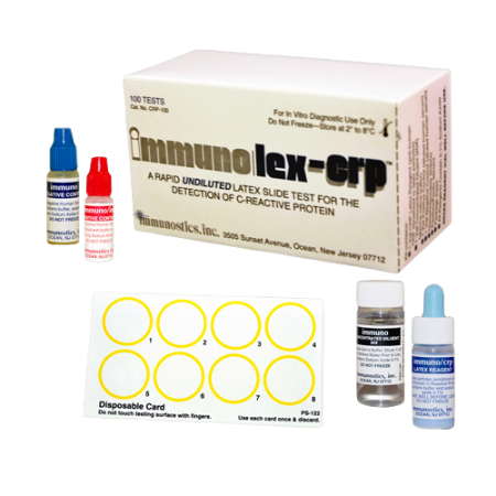 Prueba para detección de Proteína C Reactiva (PCR) en Latex - Kit para 50 pruebas - Wiener Lab