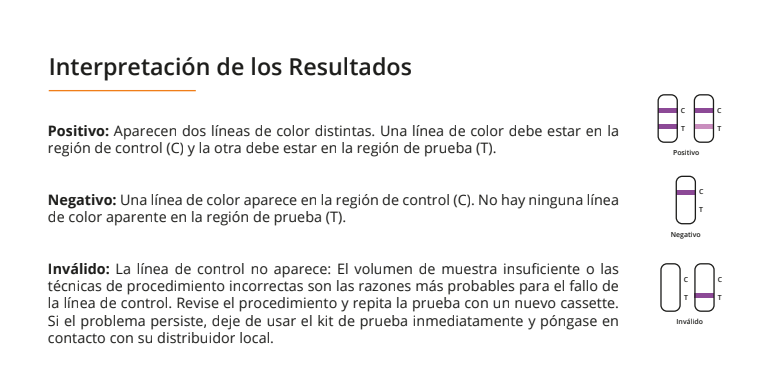 Prueba para detección del Antígeno de Hepatitis B (HBsAg) en cassette - Caja con 40 piezas - Certum
