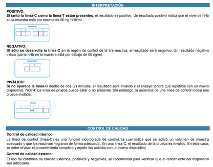 Prueba iFOB Plus para detección de sangre oculta en heces - caja con 20 pruebas - Instant-View