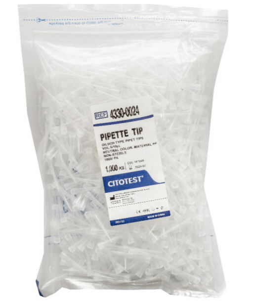 Puntas Blancas Universales para Micropipeta de 10 uL- Empaque con 1000 NEPTUNE
