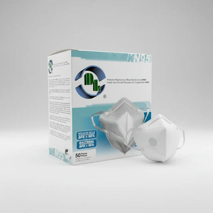 Cubrebocas Kn95 Certificado DL - Caja c/100 Pzs