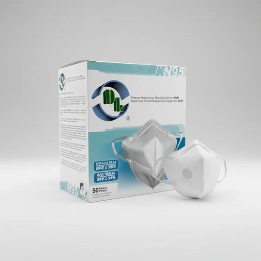 Cubrebocas Kn95 Certificado DL - Caja c/100 Pzs