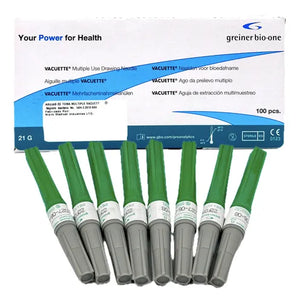 VACUETTE | Aguja Toma Múltiple 21G x 38 mm - Caja con 100 Agujas