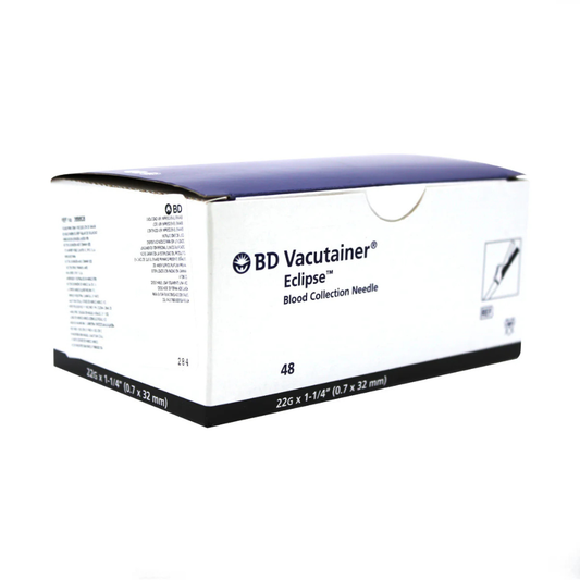 BD | Aguja BD Negra Eclipse 22G x 32MM - Caja c/48 pzas