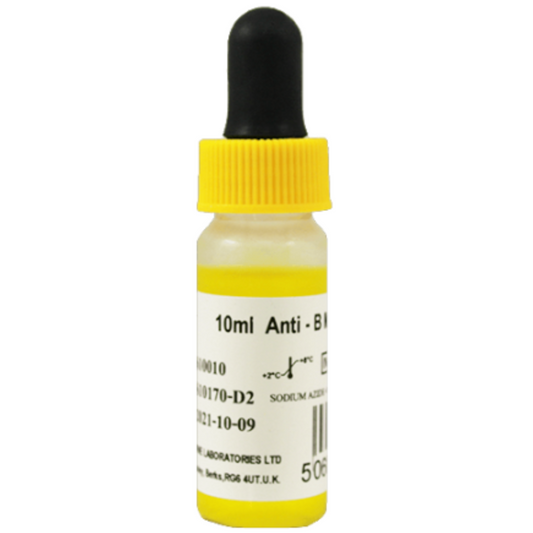 Suero Anti B Monoclonal en Reactivo - 1 frasco con 10 mL - Lorne