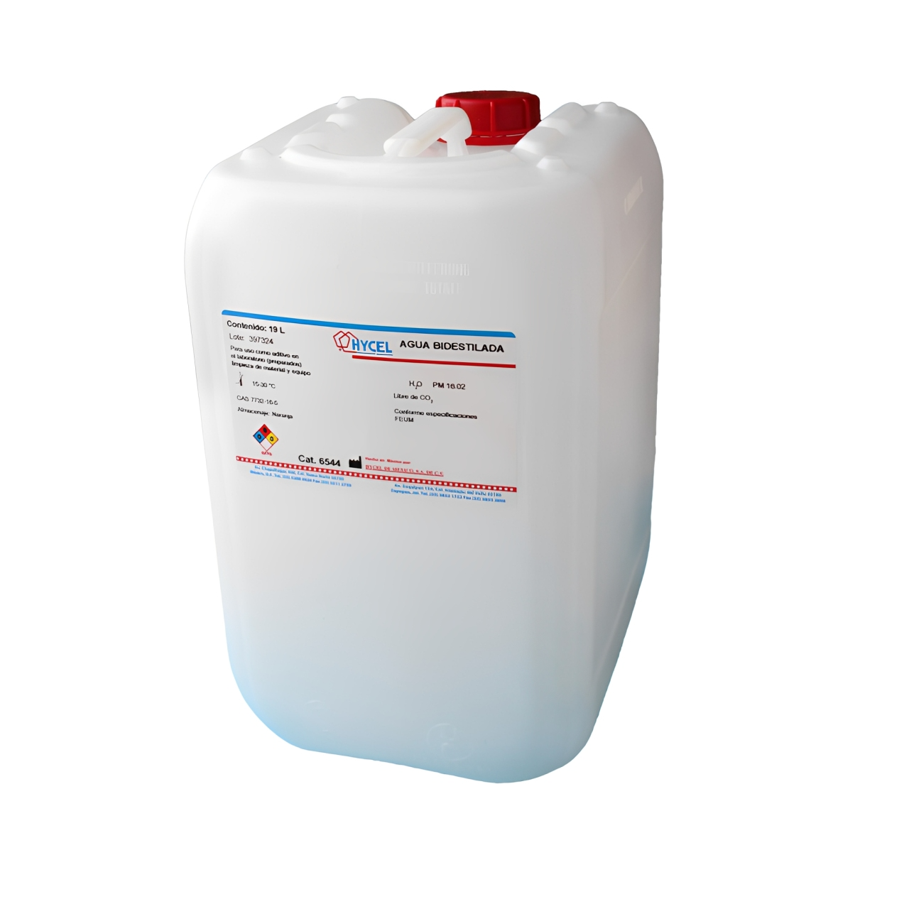 AGUA BIDESTILADA 19L - HYCEL