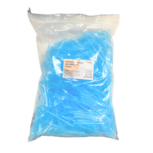 Puntas Azules Universales para Micropipeta de 1000 uL- Empaque con 1000 - Kabla