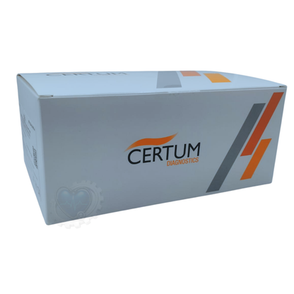 Panel multidrogas de 11 parámetros (AMP/BAR/BZO/COC/MET1000/OPI2000/MTD/PCP/TCA/THC/MDMA) - Caja con 25 pruebas - Certum