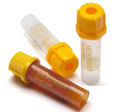 Tubo Bd Microtainer amarillo Con Activador De Coagulación SST- Caja con 200 Pzas