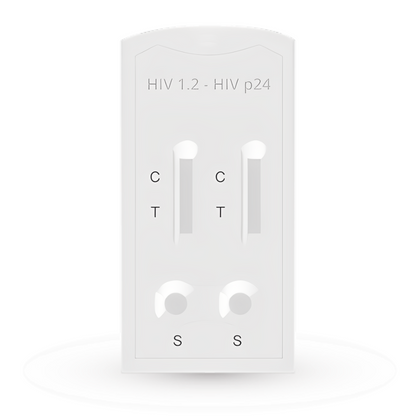 CERTUM | Prueba para detección de anticuerpos de VIH (1, 2) y antígeno (p24) de cuarta generación en cassette - Caja c/ 25 piezas