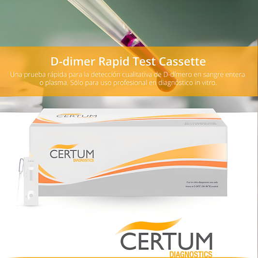 Prueba para Deteccion de Dimero D (DD) en cassette - Caja con 10 piezas - Certum