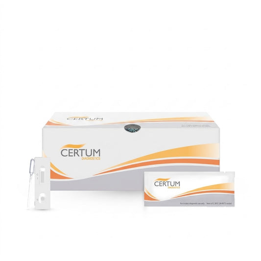 Prueba para detección del Antígeno de Hep B (HBsAg) en cassette - Caja con 40 piezas - Certum